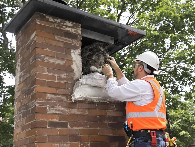 Humane removal of debris and animals by Rincon Chimney Sweep in Rincon, GA