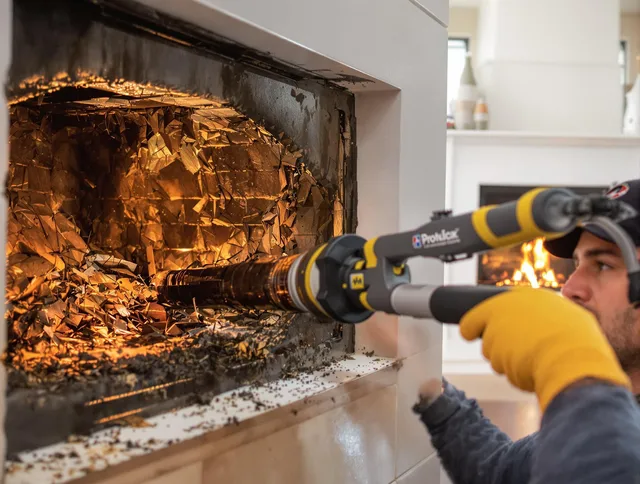Professional chimney cleaning by Rincon Chimney Sweep in Rincon, GA