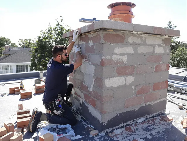 Advanced chimney repair process by Rincon Chimney Sweep in Rincon, GA