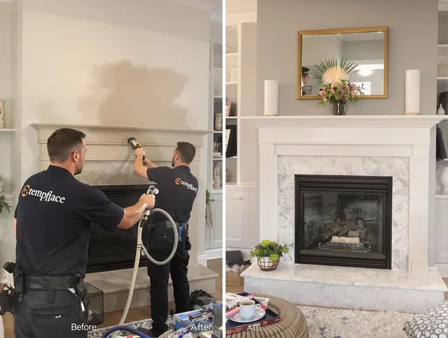 Professional soot removal by Rincon Chimney Sweep team in Rincon, GA